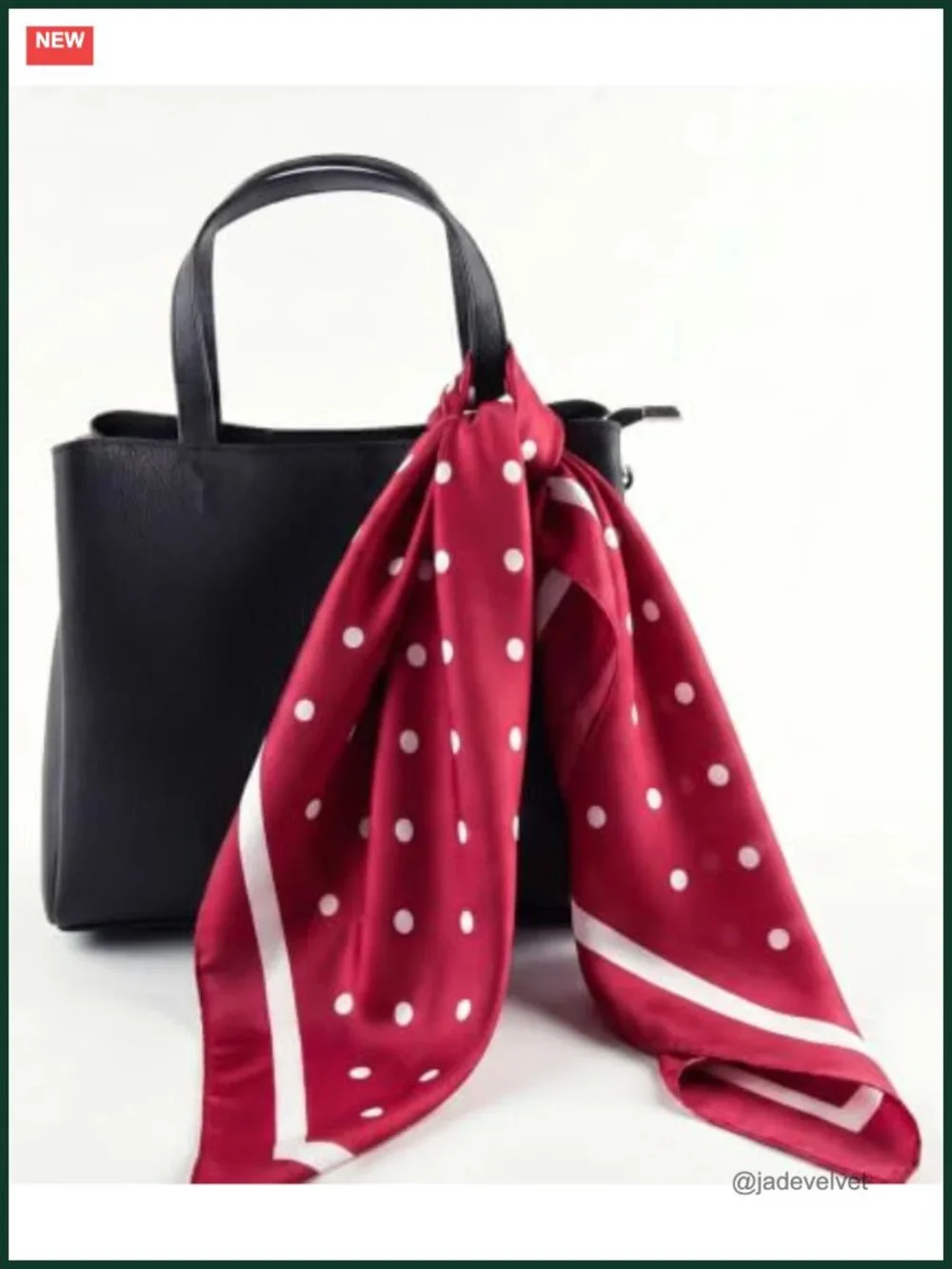 Satin-Feel Polyester Square Fashion Scarf Lightweight 27.5